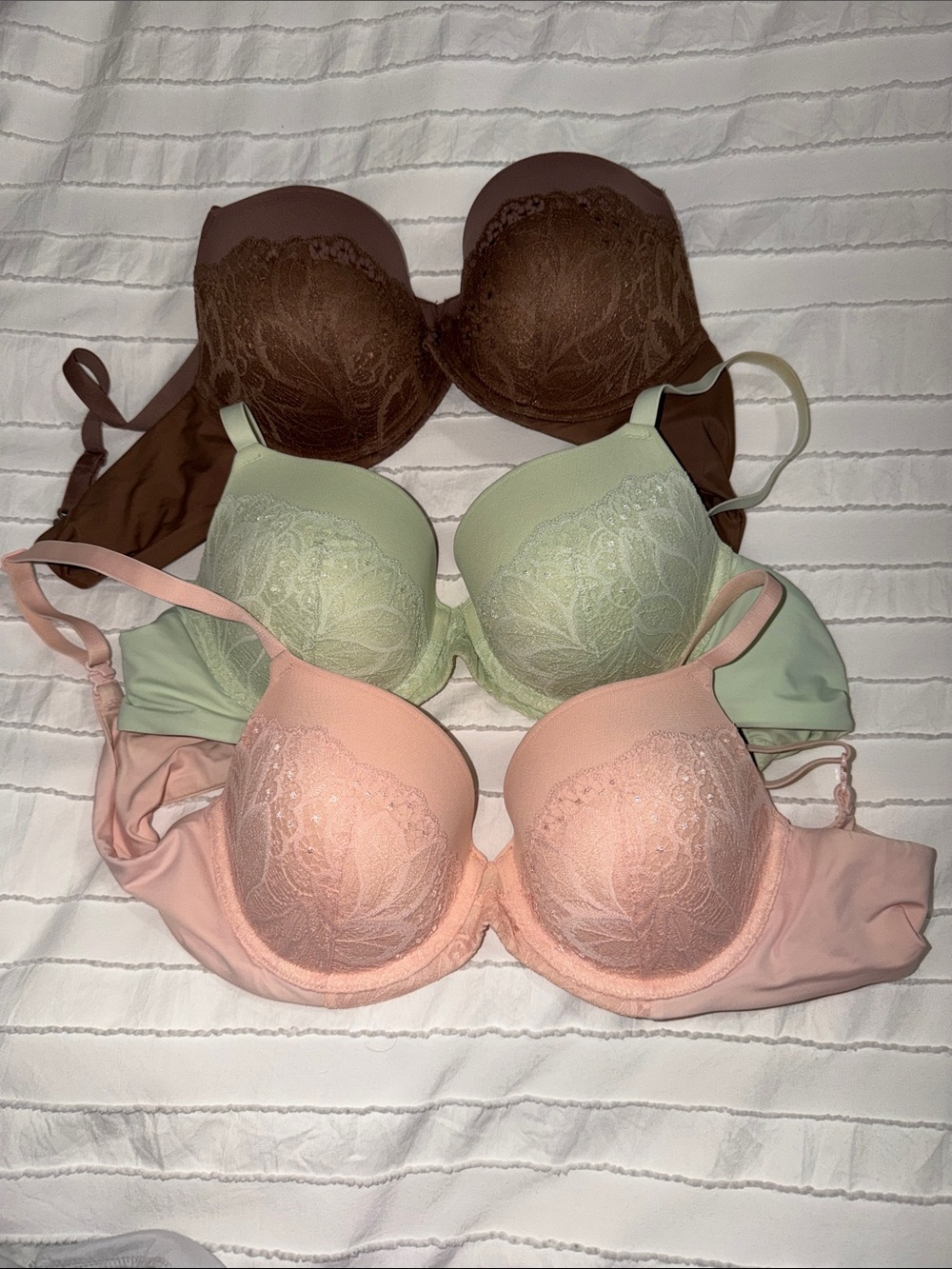 EUC Qty 3 Sz 34C Auden “The Icon” Bra - Picture 3 of 9
